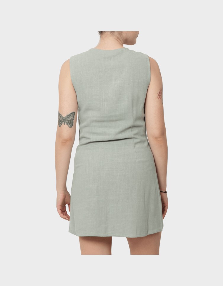 SIESTA LIN BL SL SHORT DRESS