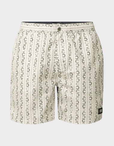 PRINTED MIDLENGTH SWIM