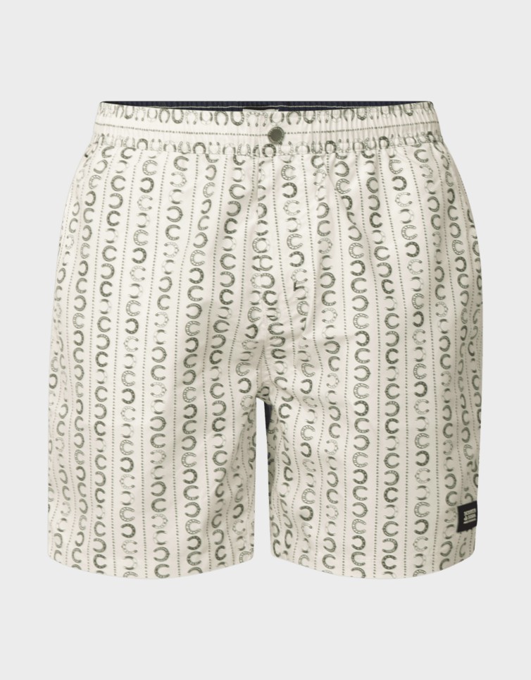 PRINTED MIDLENGTH SWIM