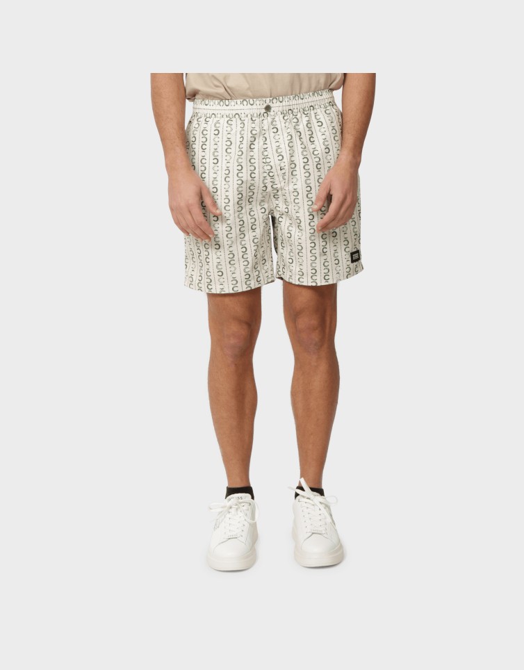 PRINTED MIDLENGTH SWIM