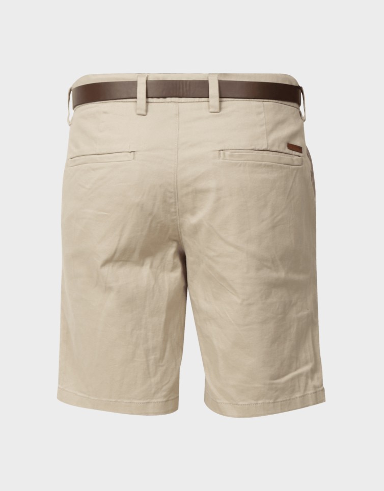 TADAM BELTED CHINO SHORTS