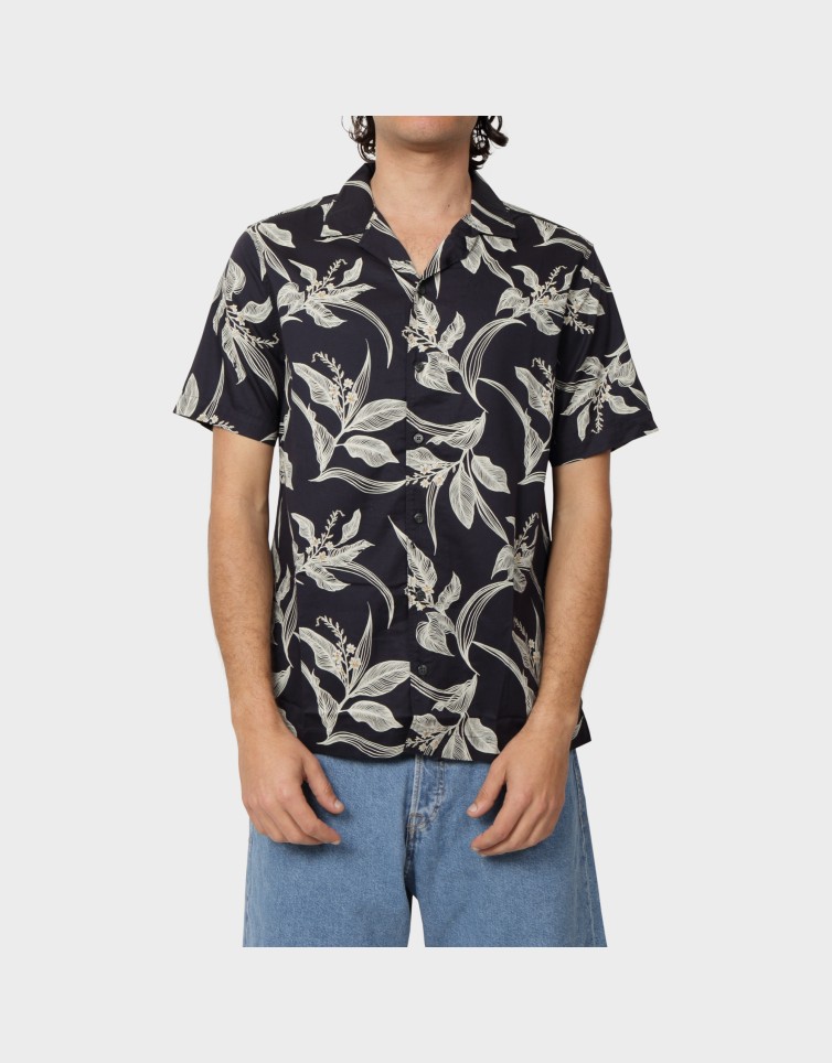D1 OVIN HAWAIIAN PRINT S/S SHIRT