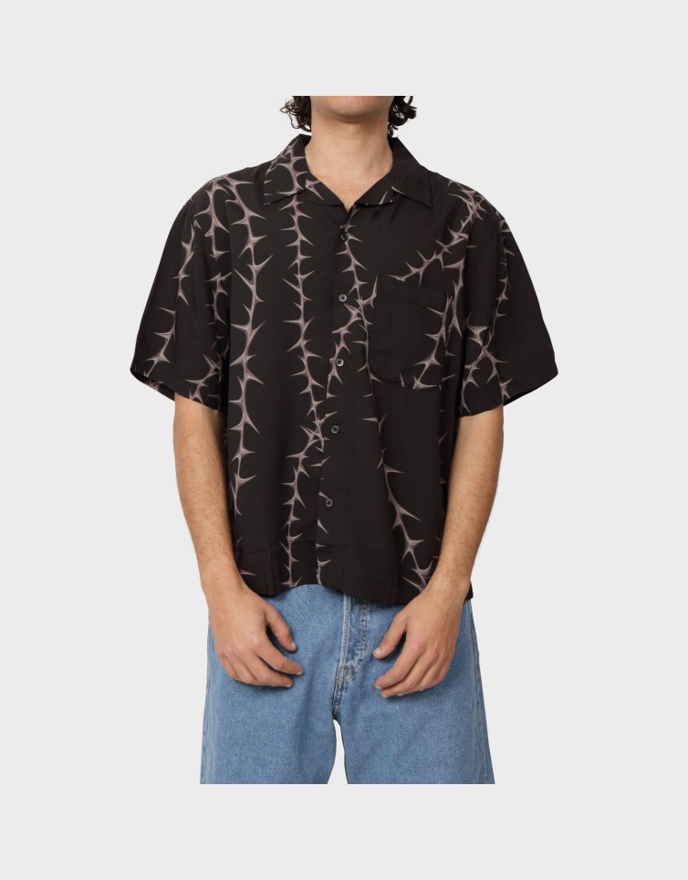VAN DOREN PRINTED CAMP SS SHIRT