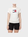SLIM WAVY FLAG TEE