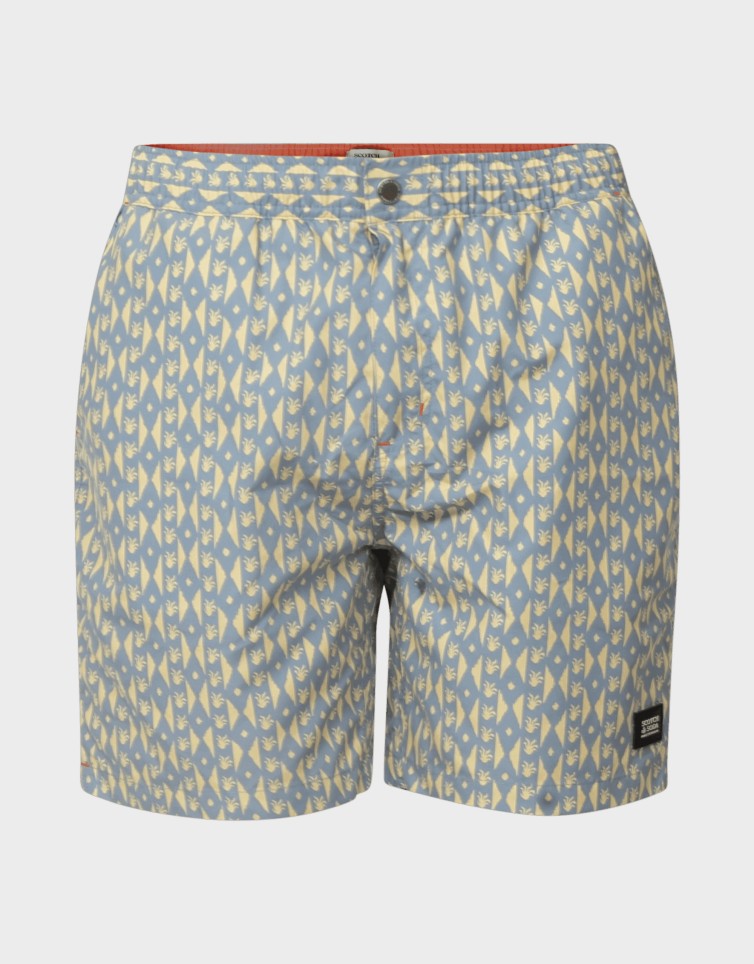 PRINTED MIDLENGTH SWIM