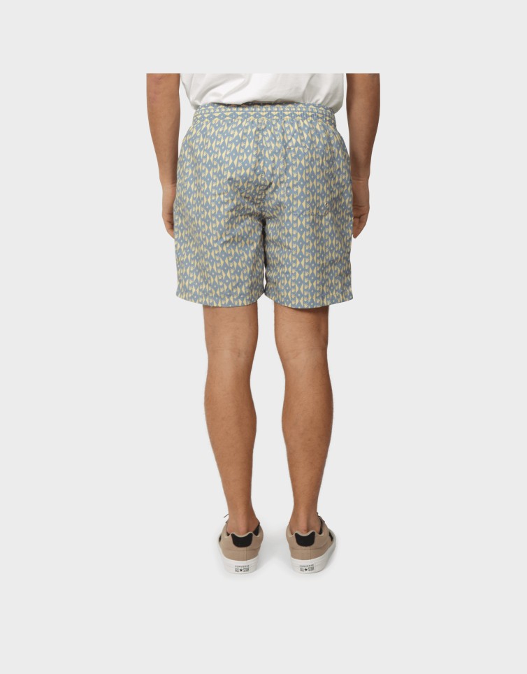 PRINTED MIDLENGTH SWIM