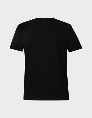 SLUB RAW NECK BUTTONS