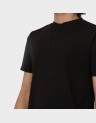SLUB RAW NECK BUTTONS