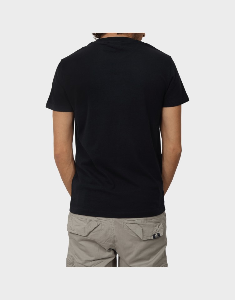 ESSENTIAL CONTRAST EMB TEE