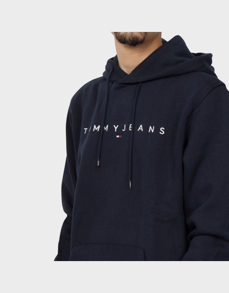 REG LINEAR LOGO HOODIE
