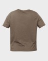 DEMI S/S V-NECK GLITTER TOP