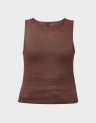 DALILA S/L U-NECK TOP