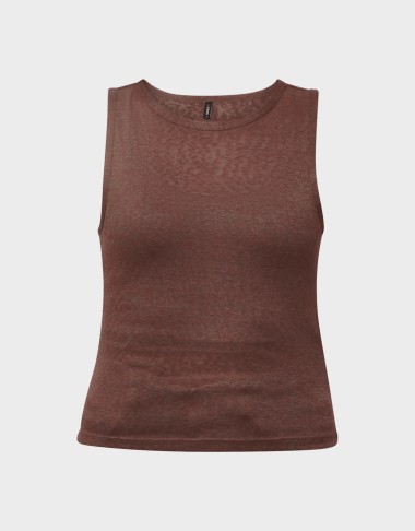 DALILA S/L U-NECK TOP