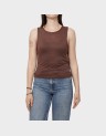 DALILA S/L U-NECK TOP