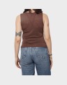 DALILA S/L U-NECK TOP