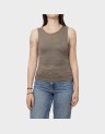DALILA S/L U-NECK TOP