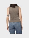 DALILA S/L U-NECK TOP