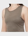 DALILA S/L U-NECK TOP
