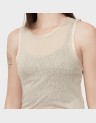DALILA S/L U-NECK TOP