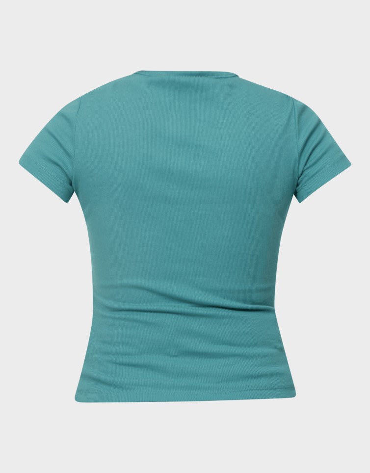 SLIM BADGE RIB TEE