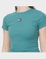 SLIM BADGE RIB TEE