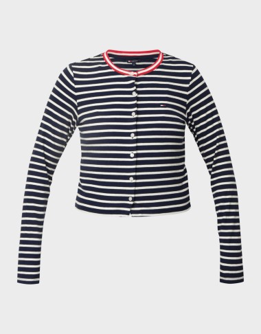 SLIM JERSEY LS CARDIGAN