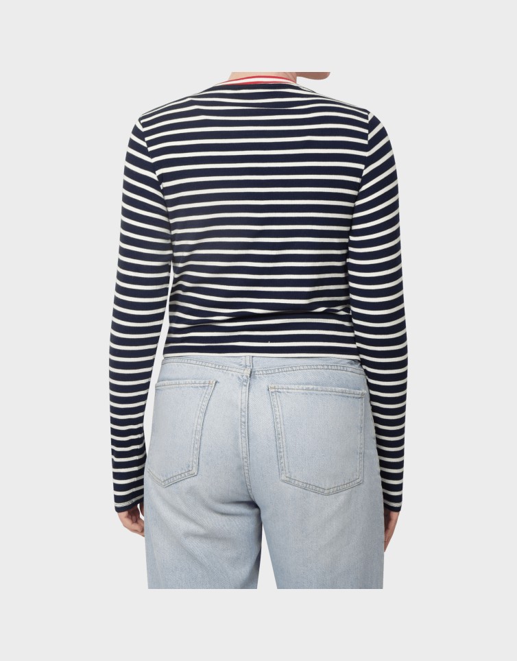 SLIM JERSEY LS CARDIGAN