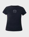 SLIM ESS LOGO2 RIB TEE EXT