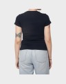 SLIM ESS LOGO2 RIB TEE EXT