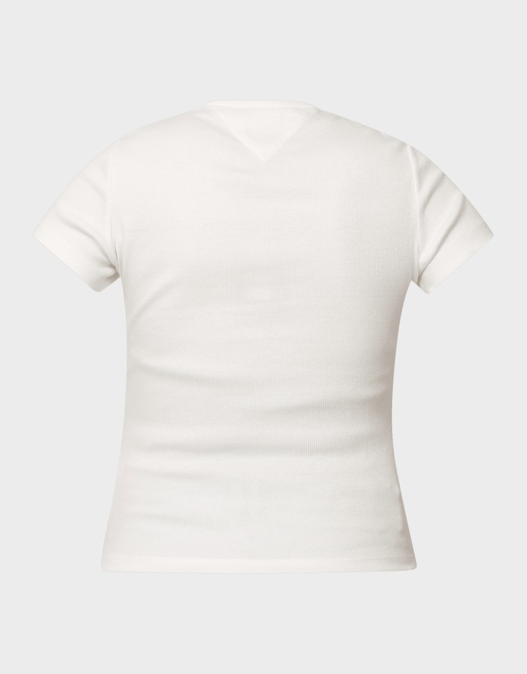 SLIM ESS LOGO2 RIB TEE EXT