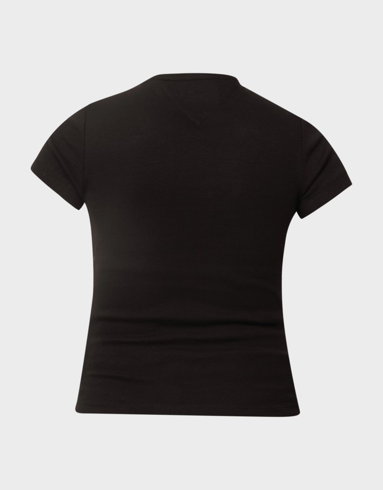 SLIM ESS LOGO2 RIB TEE EXT