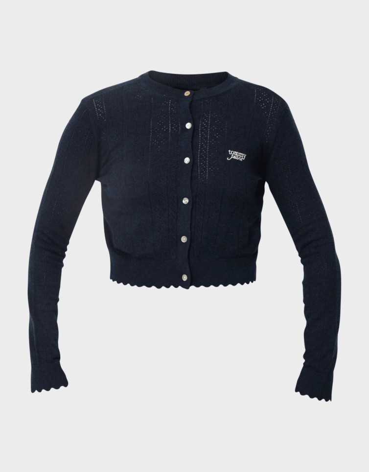 POINTELLE CARDIGAN