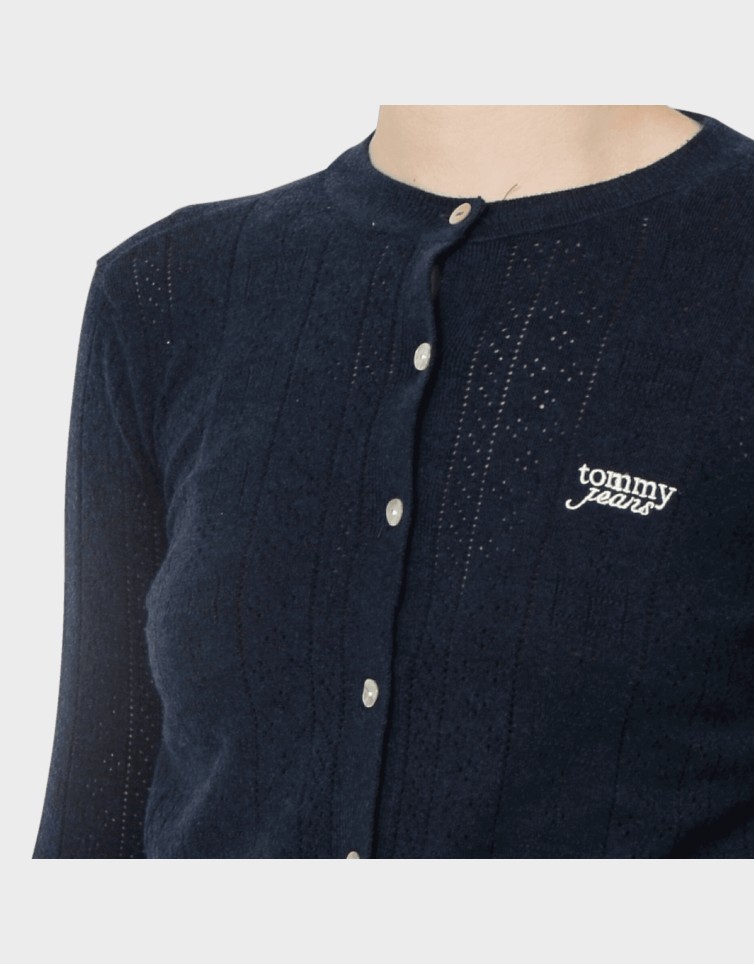 POINTELLE CARDIGAN