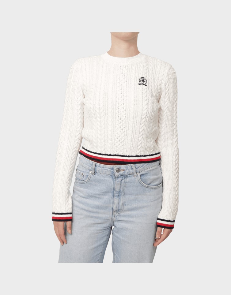 RWB TIPPING SWEATER
