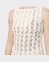 AWBRIDGETTE SL O-NECK LACE TOP