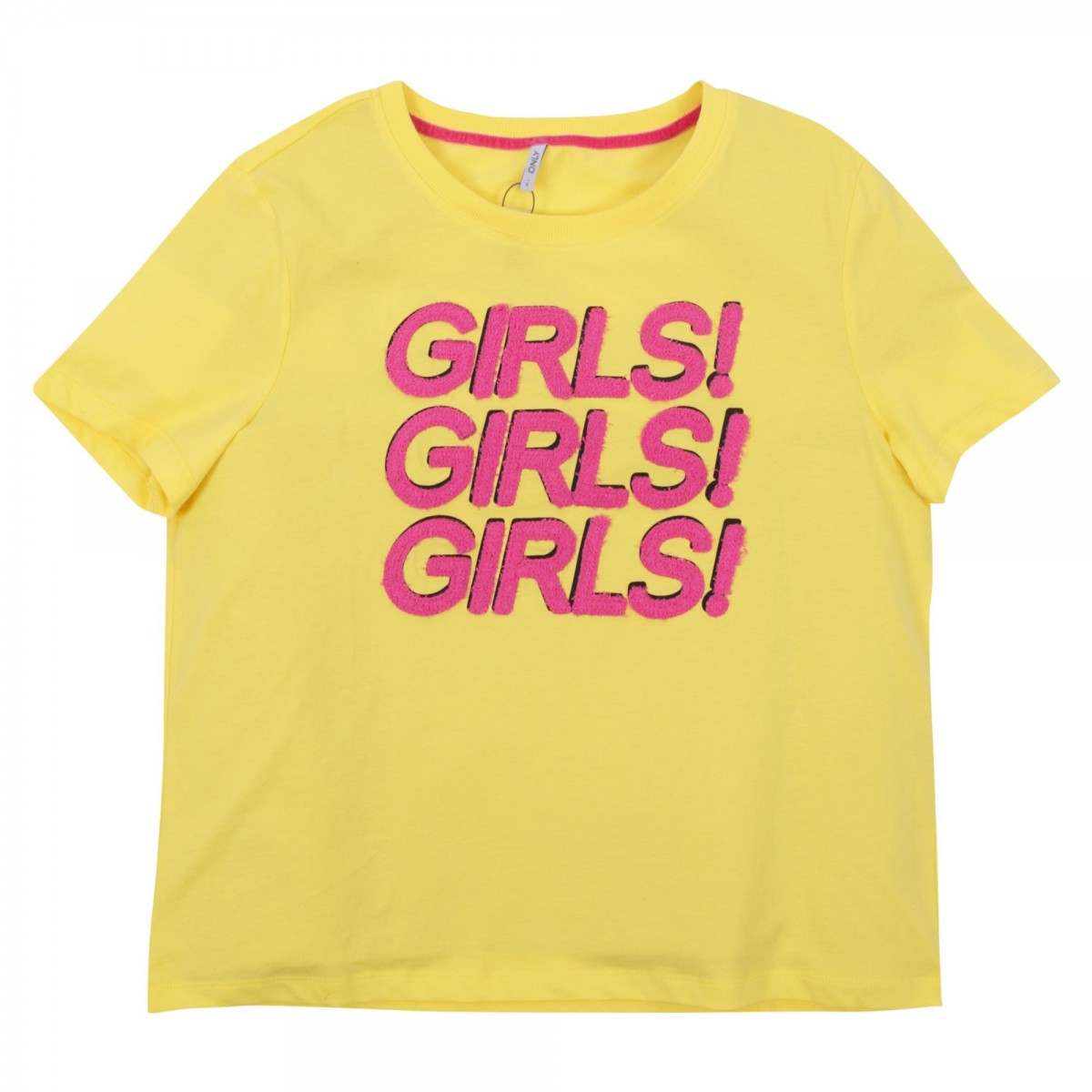 Only Only maria ss 90s girls top box jrs 15150922 Κίτρινο