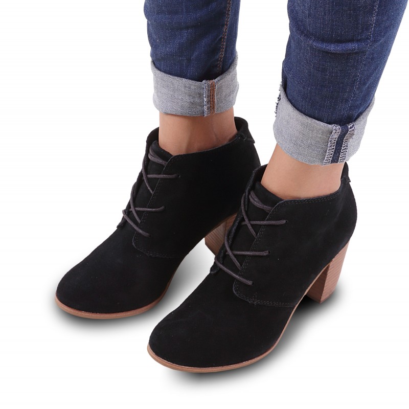 LUNATA LACE-UP SUEDE BOOT