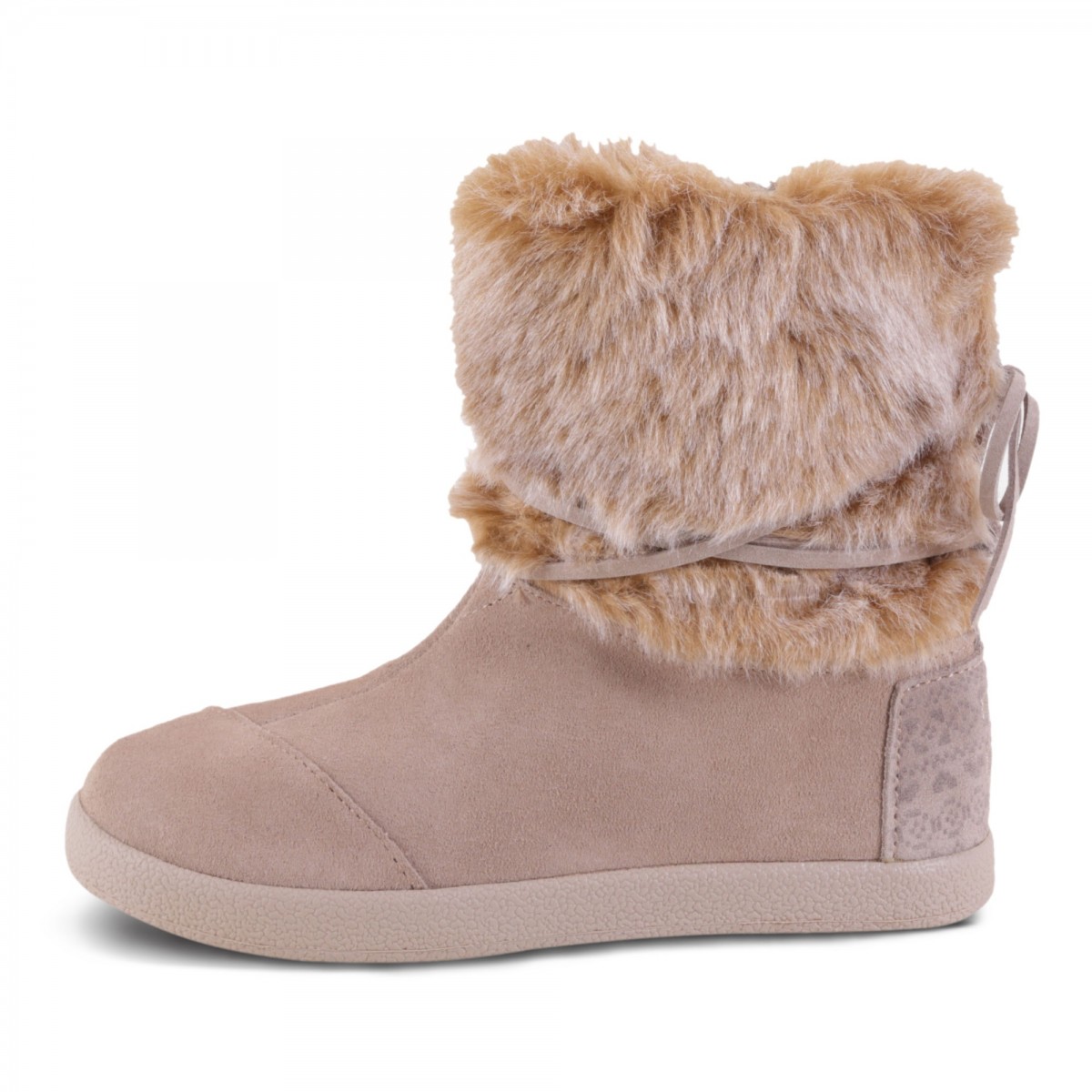 OXFORD BOOT SUEDE WITH FAUX FUR
